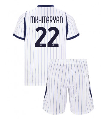 Inter Milan Henrikh Mkhitaryan #22 Udebanetrøje Børn 2026-27 Kortærmet (+ Korte bukser)